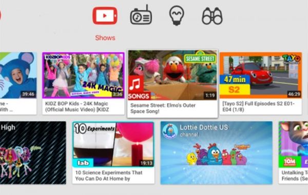 YouTube Kids安卓tv版正式发布